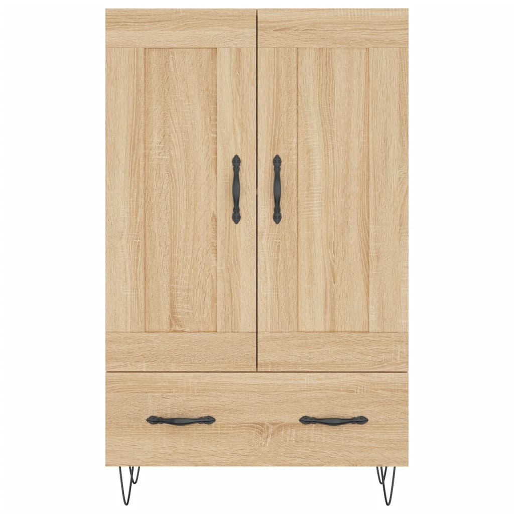 Highboard Sonoma-Eiche 69,5x31x115 cm Holzwerkstoff